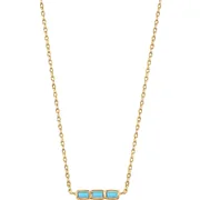 ANIA HAIE N033-02G Into the Blue Ladies Necklace, adjustable
