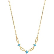 ANIA HAIE N033-03G Into the Blue Ladies Necklace, adjustable