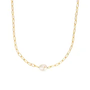 ANIA HAIE N043-05G Pearl Power Ladies Necklace, adjustable