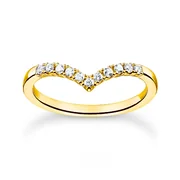 Thomas Sabo Ladies Ring TR2394-414-14-52 V-shape size 52