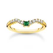 Thomas Sabo Ladies Ring TR2398-971-7-56 V-shape size 56