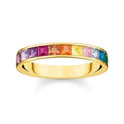 Thomas Sabo Ladies Ring TR2403-996-7-56 Stone Rainbow size 56