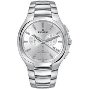 Edox 10239-3-AIN Les Vauberts Chronograph Mens Watch42mm 3ATM