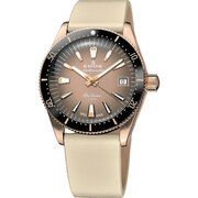 Edox 80131-37RNC-VDBEI Skydiver Automatic + 2nd strap Ladies Watch 38mm 30ATM