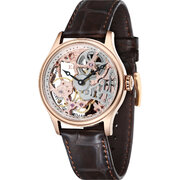 Thomas Earnshaw ES-8049-03 Mens Watch Bauer Mechanical Skeleton 42mm 5ATM