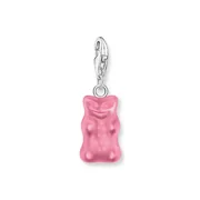 Thomas Sabo 2193-017-9 Silver Charm Gold Bears Pendant in Pink Ladies