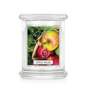 Kringle Candle Mirisna svijeća s jabukom i bosiljkom srednja 2 fitilja (411 g)