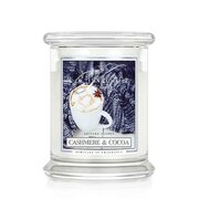 Kringle Candle Cashmere & Cocoa srednja mirisna svijeća s 2 fitilja (411 g)