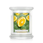 Kringle Candle Mirisna svijeća CITRUS & KADULJA srednja 2 fitilja (411 g)