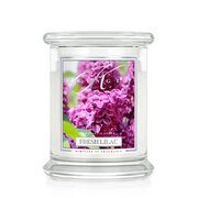 Kringle Candle Fresh Lilac mirisna svijeća srednje veličine 2 fitilja (411 g)