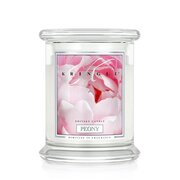 Kringle Candle Mirisna svijeća s božurom srednja 2 fitilja (411 g)