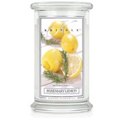 Kringle Candle Rosemary Lemon velika mirisna svijeća s 2 fitilja (624 g)
