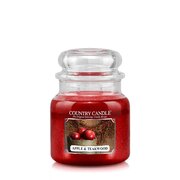 Country Candle Apple & Teakwood srednje mirisna svijeća s 2 fitilja (453 g)