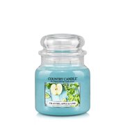 Country Candle Mirisna svijeća cilantro, jabuka i limeta srednja 2 fitilja (453 g)