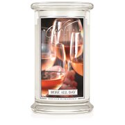 Kringle Candle Rose All Day velika mirisna svijeća s 2 fitilja (624 g)