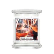 Kringle Candle Rose All Day mirisna svijeća srednje veličine 2 fitilja (411 g)