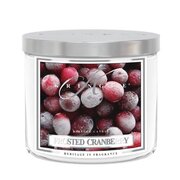 Kringle Candle TUMBLER Frosted Cranberry mirisna svijeća srednje veličine 2 fitilja (411 g)
