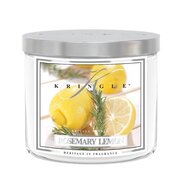 Kringle Candle TUMBLER Svijeća s mirisom ružmarina i limuna srednja 2 fitilja (411 g)