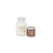 Paddywax FARMHOUSE 8 OZ BIJELO STAKLO SA CRVENOM NALJEPNICOM DRVO JABUKE I ZAČINA