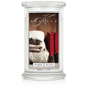 Kringle Candle Warm & Fuzzy velika mirisna svijeća s 2 fitilja (624 g)