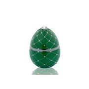 LADENAC Bois de Russie mirisna svijeća VERDE zelena s ukrasnim kamenčićima (220 g) u poklon pakiranju
