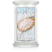 Kringle Candle Sea Salt & Tonka velika mirisna svijeća s 2 fitilja (624 g)