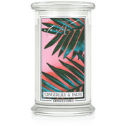 Kringle Candle Gingerlily & Palm velika mirisna svijeća s 2 fitilja (624 g)