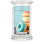 Kringle Candle Donut Worry velika mirisna svijeća s 2 fitilja (624 g)