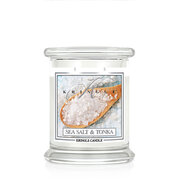 Kringle Candle Sea Salt & Tonka mirisna svijeća srednje veličine 2 fitilja (411 g)