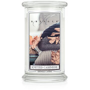 Kringle Candle Knitted Cashmere velika mirisna svijeća s 2 fitilja (624 g)