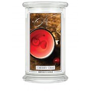 Kringle Candle Cherry Chai velika mirisna svijeća s 2 fitilja (624 g)
