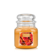 Country Candle Golden Mums & Honey Crisp Tonka mirisna svijeća srednja 2 fitilja (453 g)