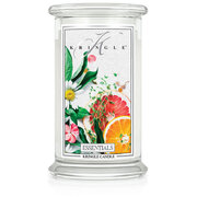 Kringle Candle Essentials velika mirisna svijeća s 2 fitilja (624 g)