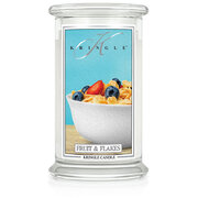 Kringle Candle Fruit & Flakes velika mirisna svijeća s 2 fitilja (624 g)