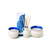 Paddywax SANTORINI krema - Cliff & Hinoki Wood mirisna svijeća 13oz / 368g