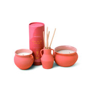 Paddywax SANTORINI Terracotta - svijeća s mirisom sirove gline i kruške 8,5 oz / 240 g