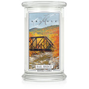 Kringle Candle Rail Bridge velika mirisna svijeća s 2 fitilja (624 g)