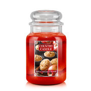 Country Candle Apple Cinnamon Muffin velika mirisna svijeća s 2 fitilja (652 g)