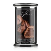Kringle Candle Reserve Hazelnut Truffle velika mirisna svijeća s 2 fitilja (624 g)
