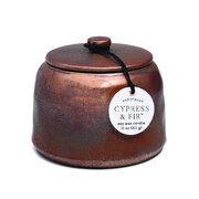 Mirisna svijeća Paddywax CYPRESS & FIR u brončanoj keramičkoj posudi 9.oz/255g