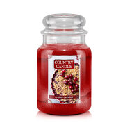 Country Candle Cherry Crumble velika mirisna svijeća s 2 fitilja (737 g)
