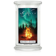 Kringle Candle Bourbon Bonfire velika mirisna svijeća s 2 fitilja (624 g)