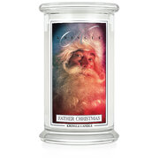 Kringle Candle Djed Božićnjak velika mirisna svijeća s 2 fitilja (624 g)