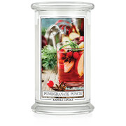 Kringle Candle Pomegranate Punch velika mirisna svijeća s 2 fitilja (624 g)