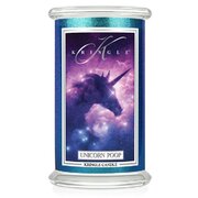 Kringle Candle FANTASY Unicorn Poop velika mirisna svijeća s 2 fitilja (624 g)