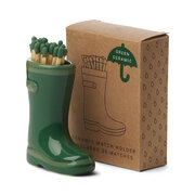 Stalak za šibice Paddywax WELLINGTON sa 25 šibica - zeleni