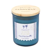 Paddywax COASTAL Lush Palms mirisna svijeća u staklenoj posudi s drvenim poklopcem 8oz/226g