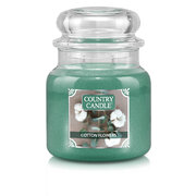 Country Candle Cotton Flowers srednja mirisna svijeća s 2 fitilja (510 g)