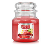 Country Candle Strawberry Lemonade srednja mirisna svijeća s 2 fitilja (510 g)