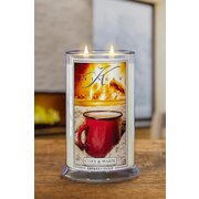 Kringle Candle Cosy & Warm velika mirisna svijeća s 2 fitilja (624 g)